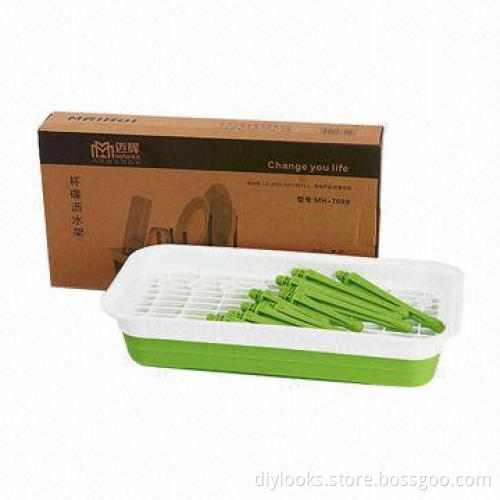 2013 Eco-friendly Kitchen Saucer Drain/Dish Rack, Made of PP Material